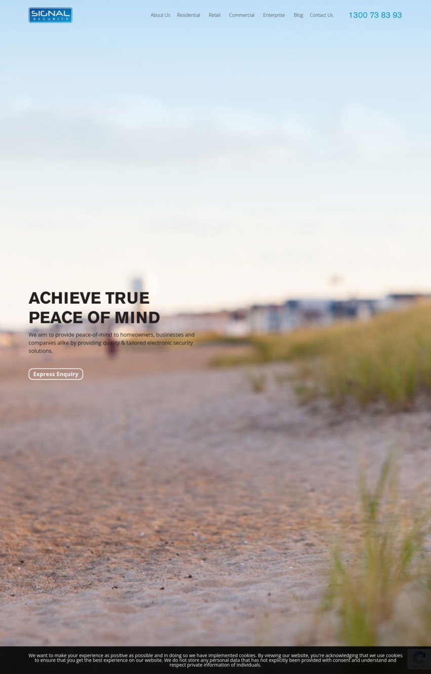 Signal Security - Portfolio by Webzin Infotech