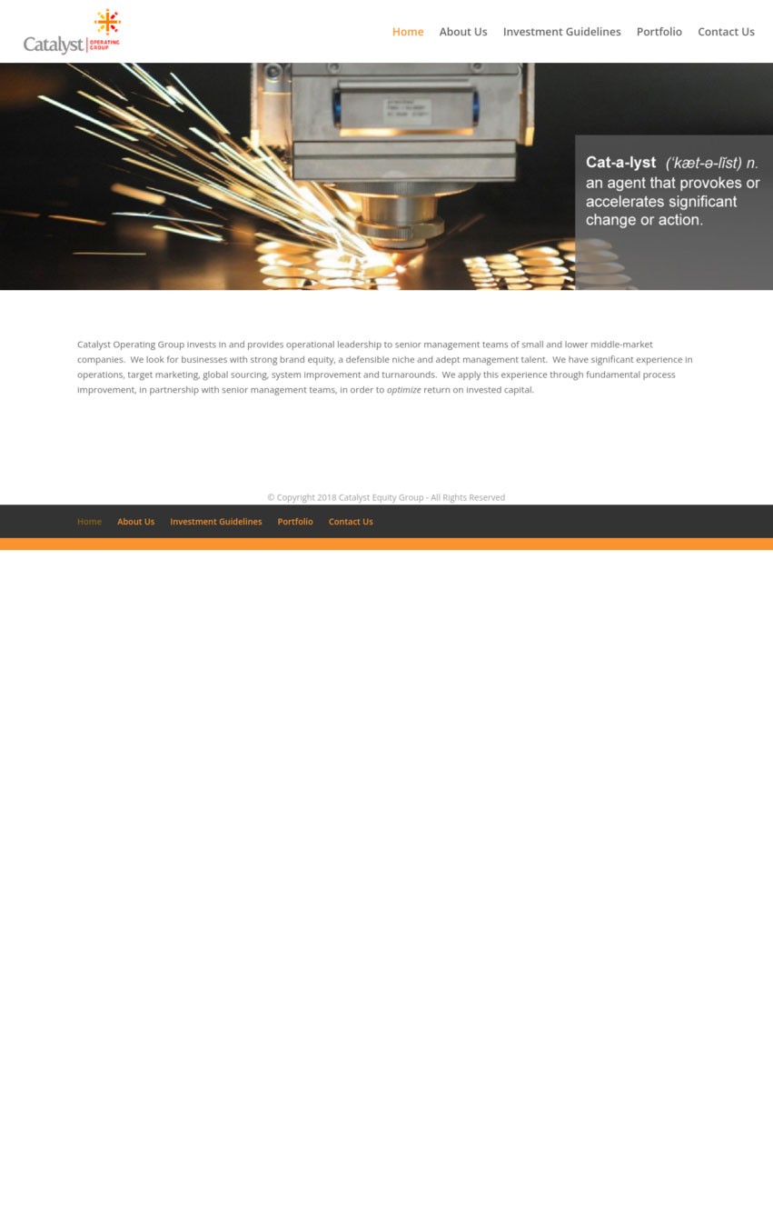 Catalyst Operating GroupPortfolio by zin Infotech