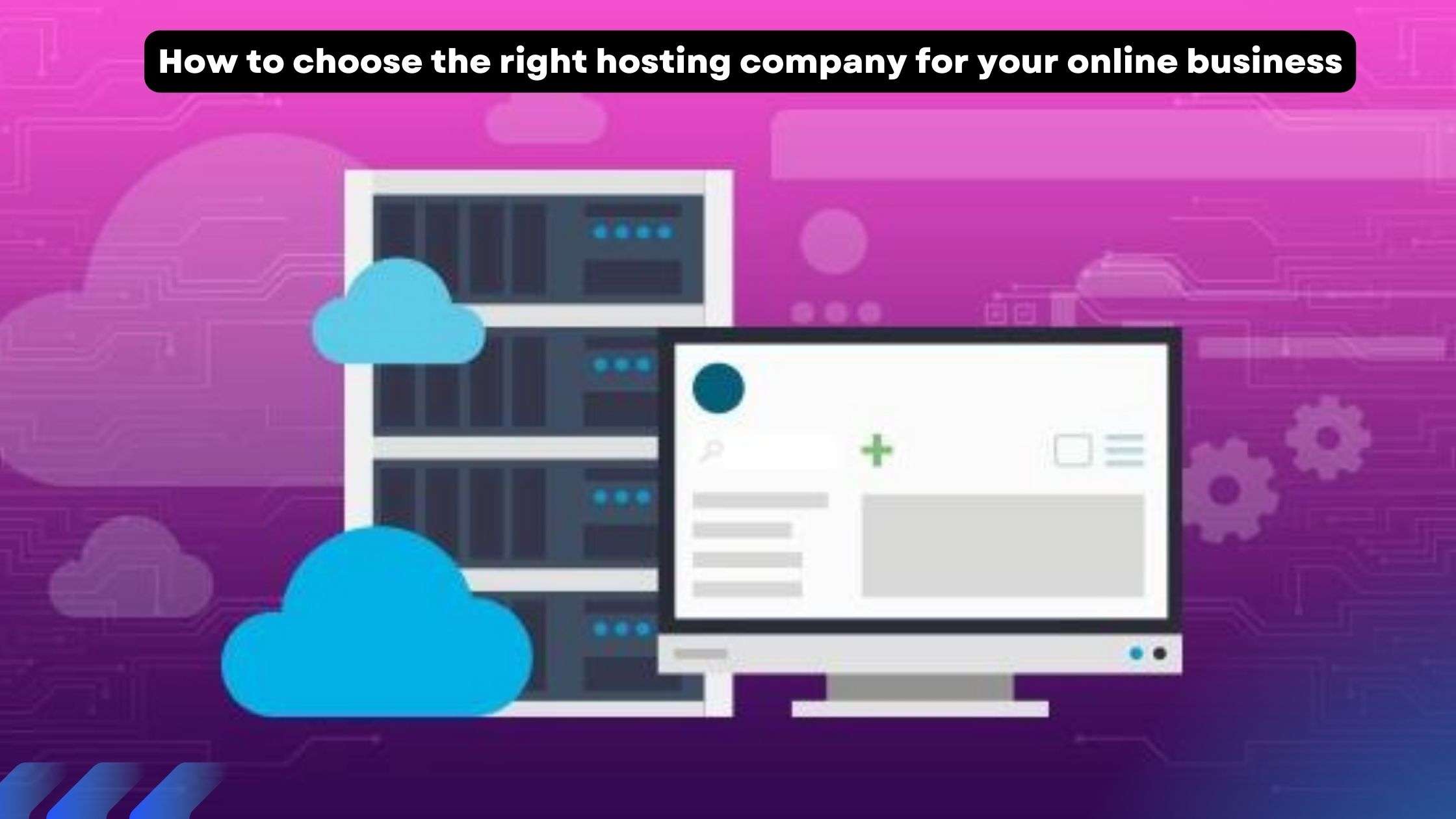 How to choose the right hosting company for your online business
