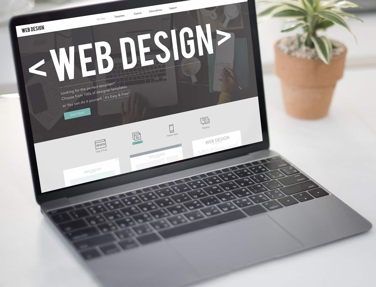 Web Design Internet Website Responsive Software Concept